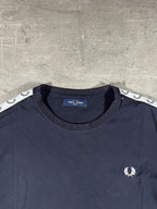 Fred Perry T-shirt Schwarz Taped XL