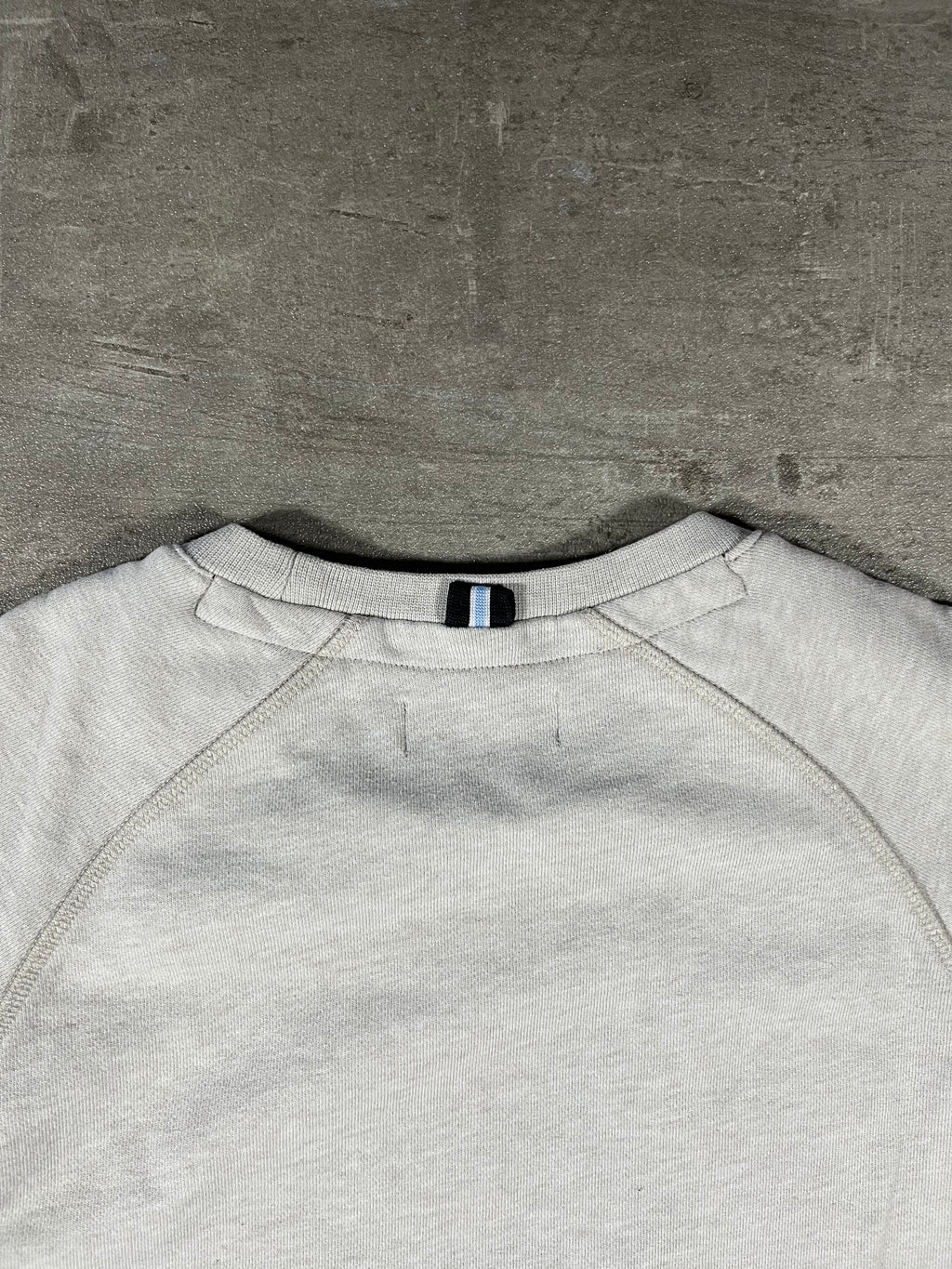 Fred Perry Vintage Sweater Hellgrau M