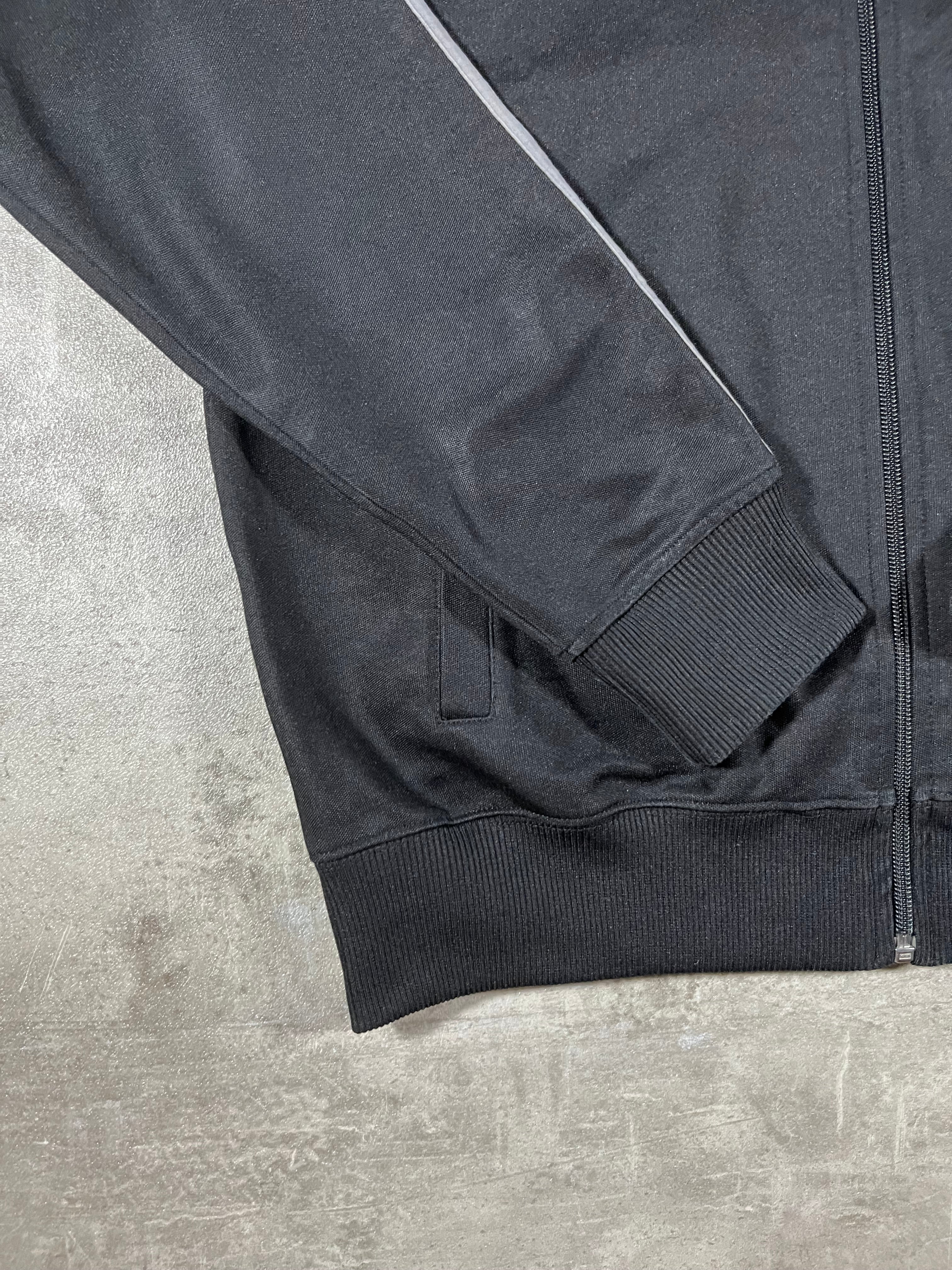 Fred Perry Vintage Trainingsjacke Taped Schwarz/ Grau M