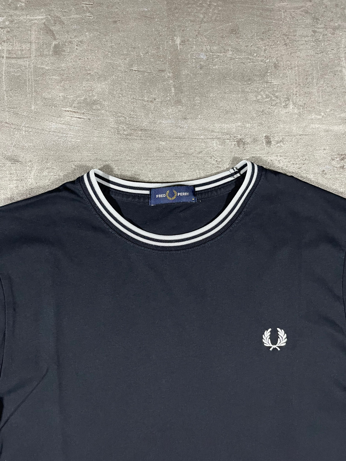 Fred Perry T-shirt Schwarz/ Weiß M