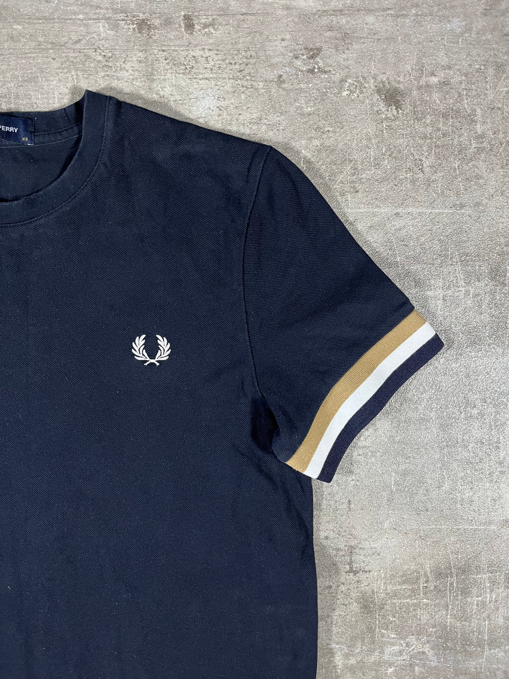 Fred Perry T-shirt Schwarz XS