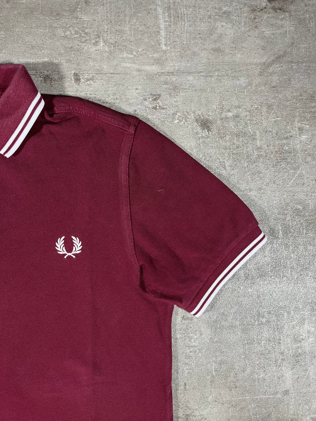 Fred Perry Poloshirt Bordeaux S