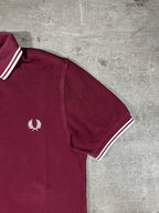 Fred Perry Poloshirt Bordeaux S