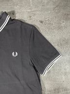 Fred Perry Poloshirt Grau/ Weiß M