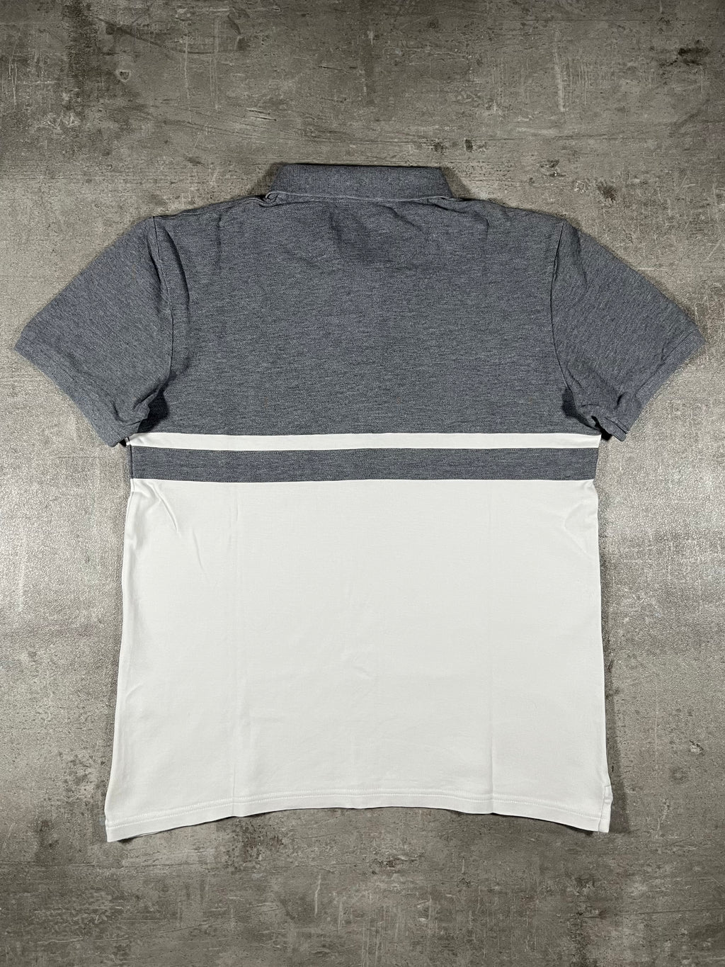 Lyle & Scott Poloshirt Grau/ Weiß M