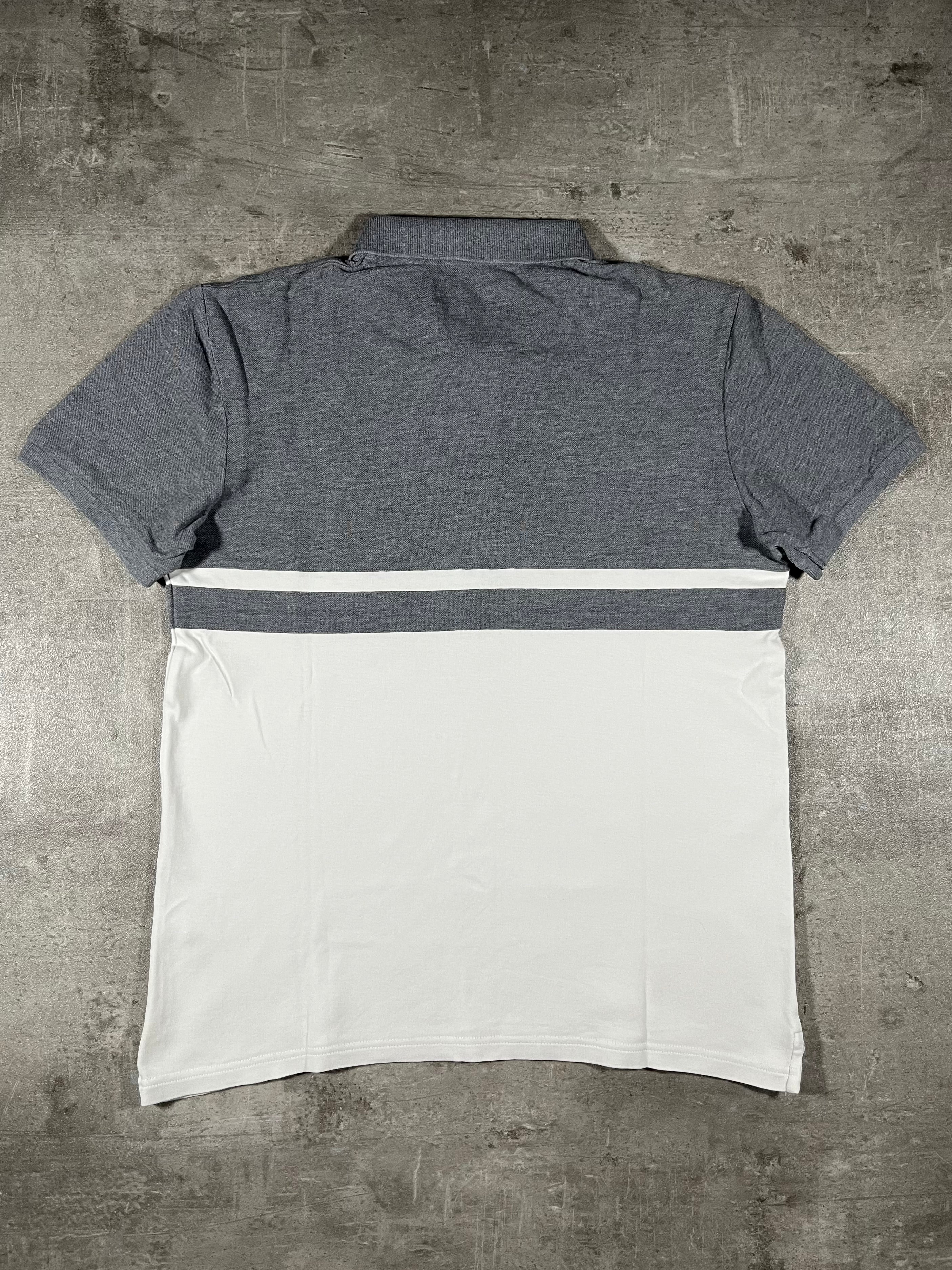 Lyle & Scott Poloshirt Grau/ Weiß M