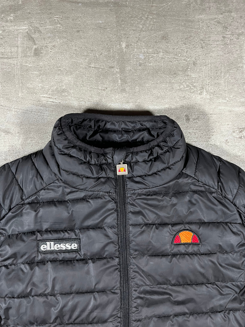ellesse Daunenweste Schwarz S