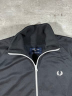 Fred Perry Trainingsjacke Taped Schwarz M