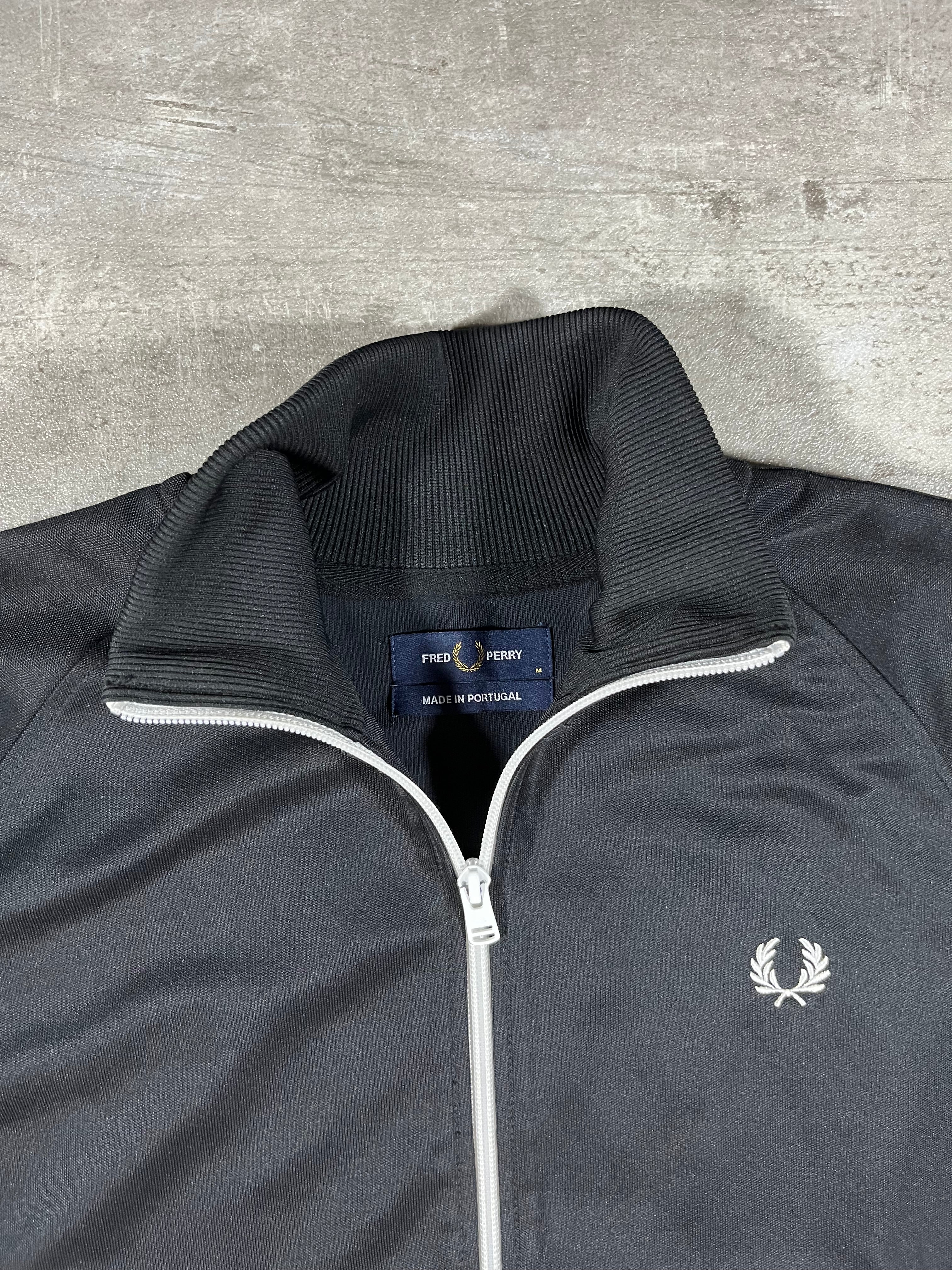 Fred Perry Trainingsjacke Taped Schwarz M
