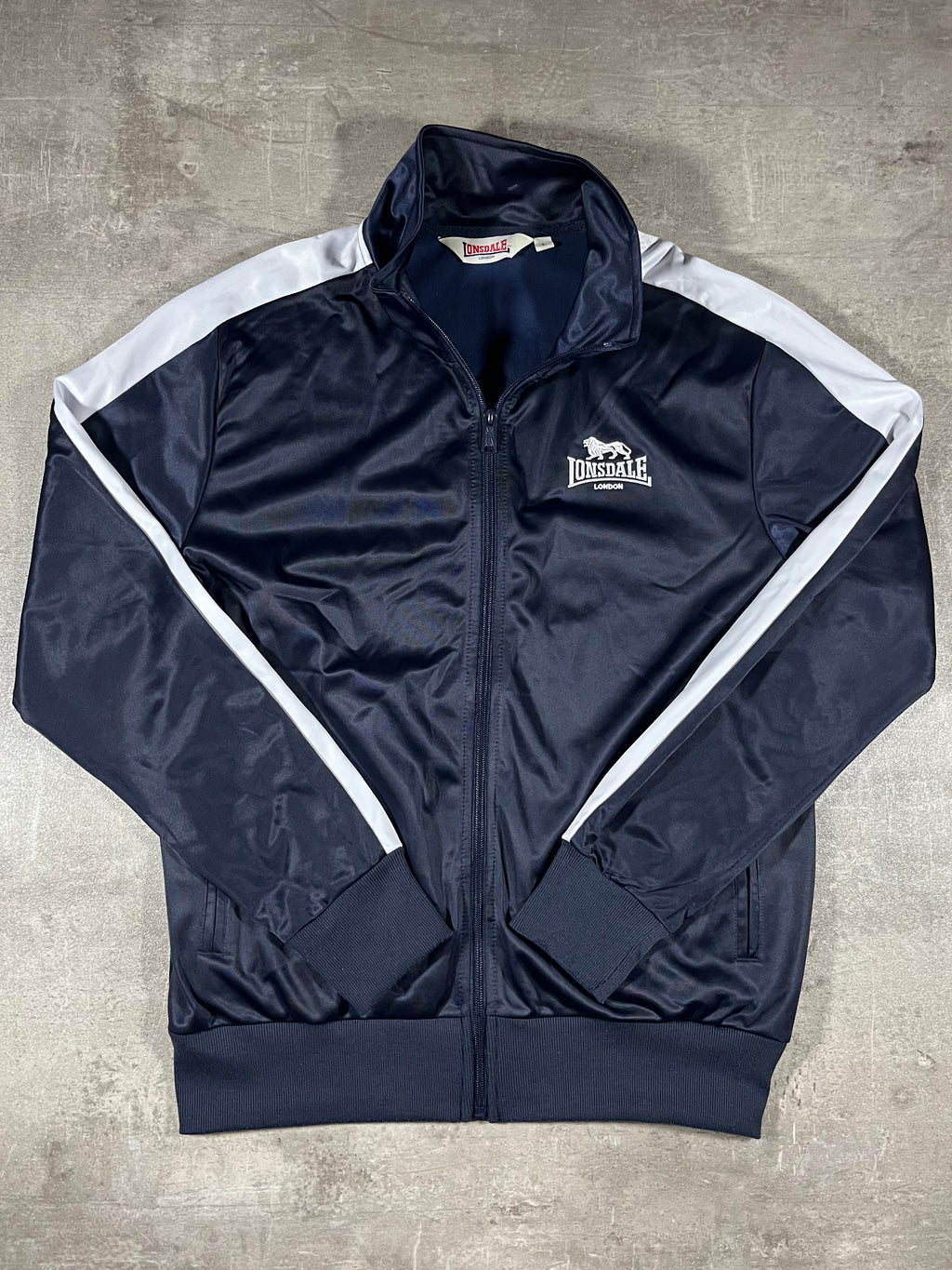 Lonsdale Trainingsjacke Taped Dunkelblau L