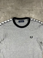 Fred Perry T-shirt Taped Grau S