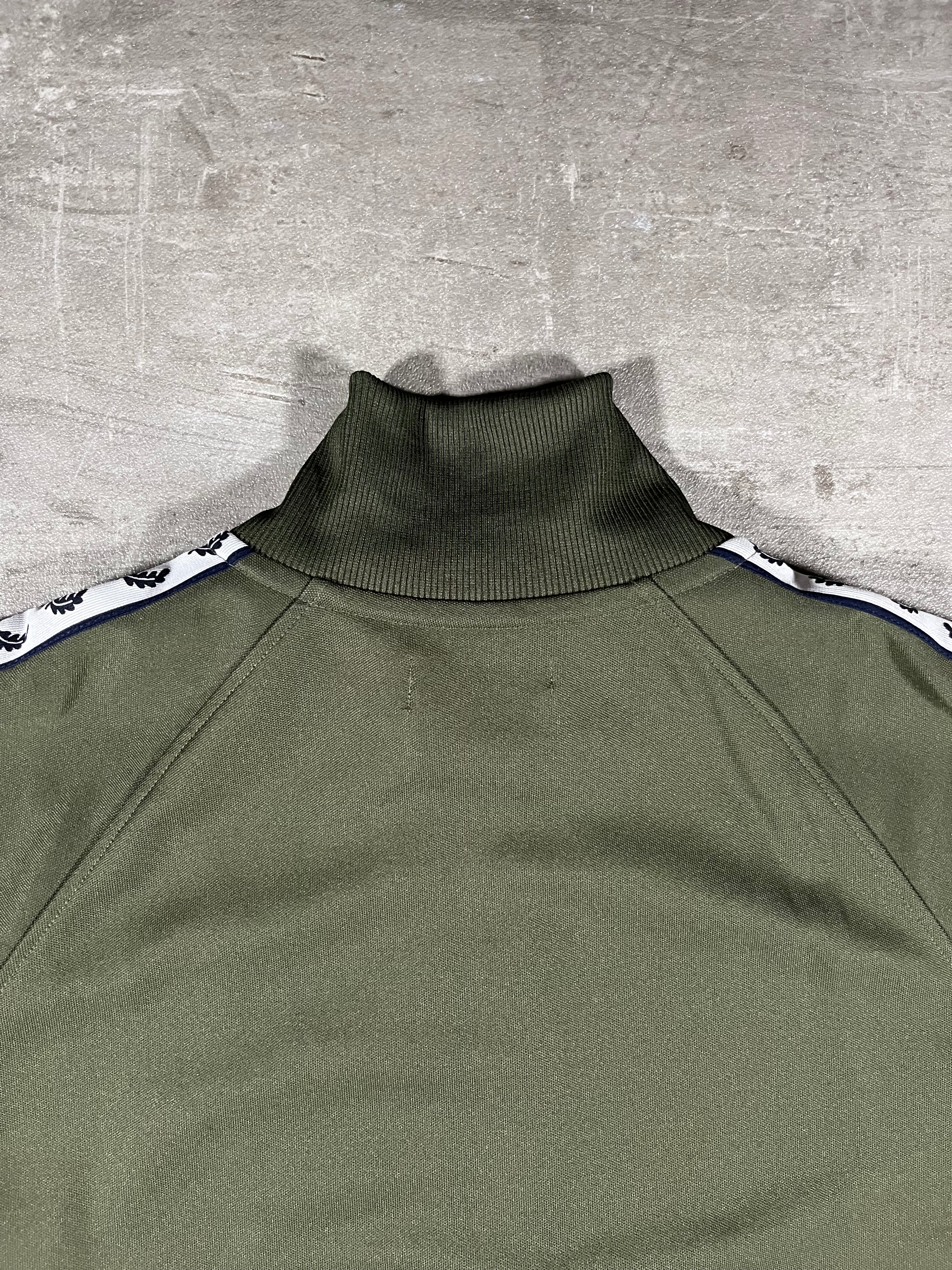 Fred Perry Vintage Trainingsjacke Taped Olivgrün L
