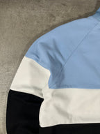 Fred Perry Half-Zip Schwarz/ Weiß/ Hellblau S