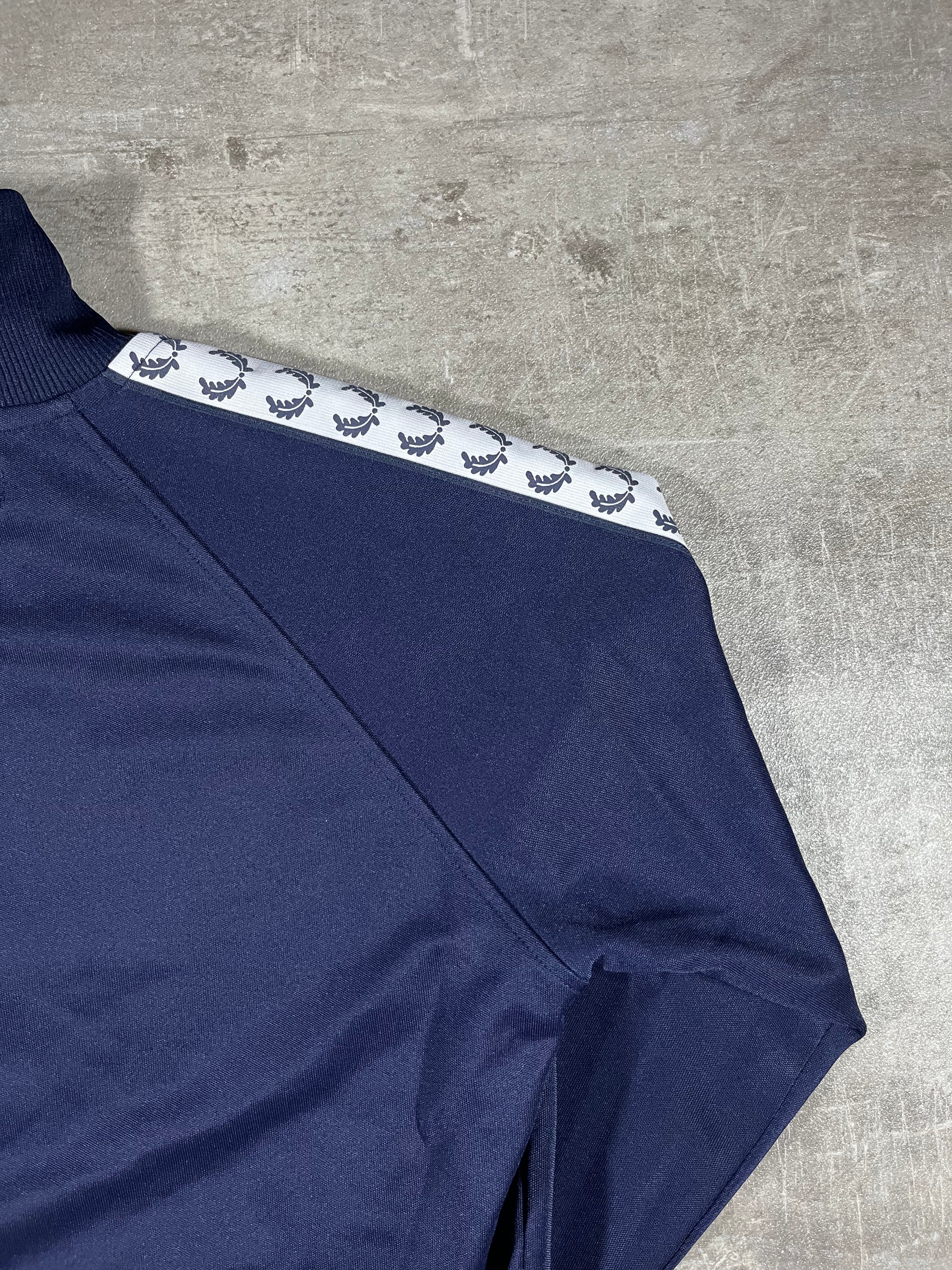 Fred Perry Trainingsjacke Taped Dunkelblau S