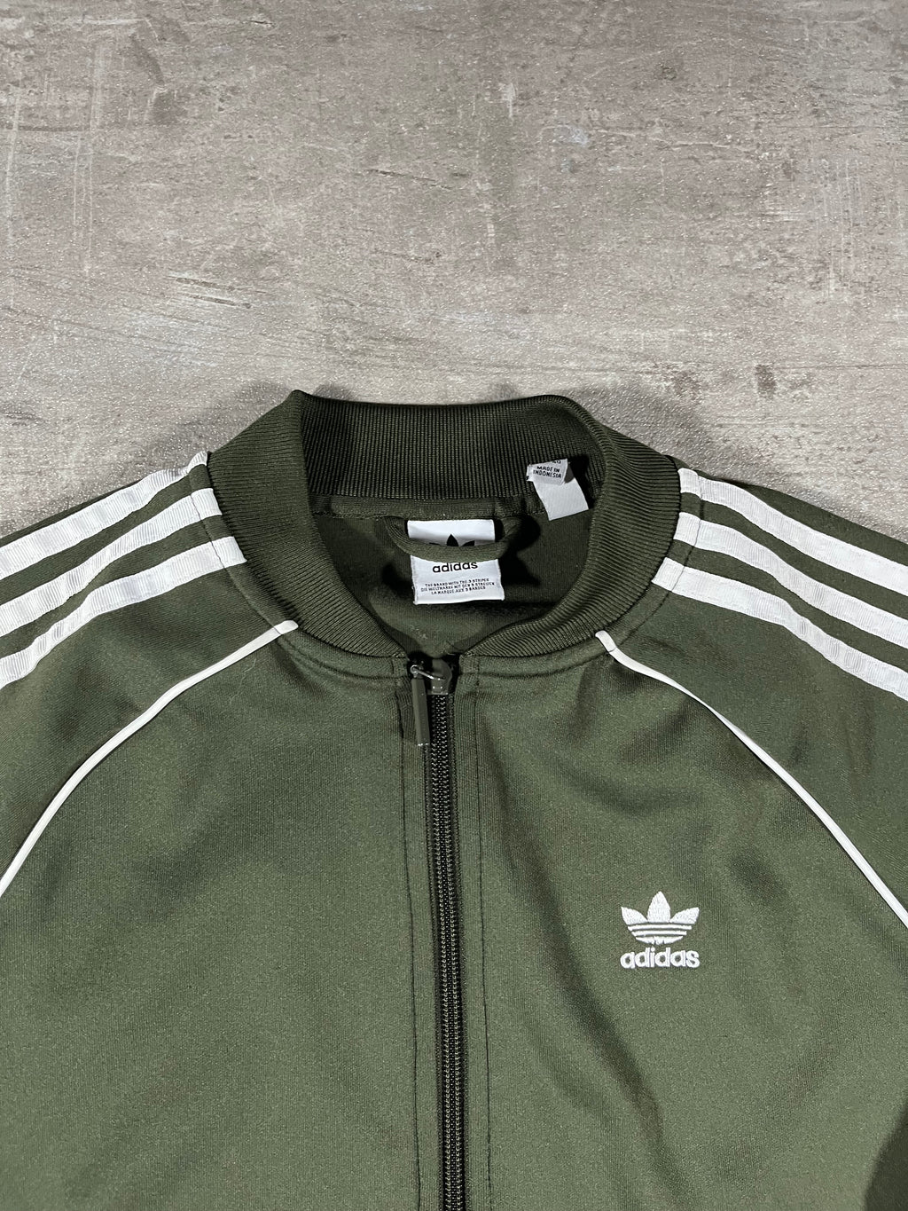 adidas Firebird Trainingsjacke Dunkelgrün S Damen