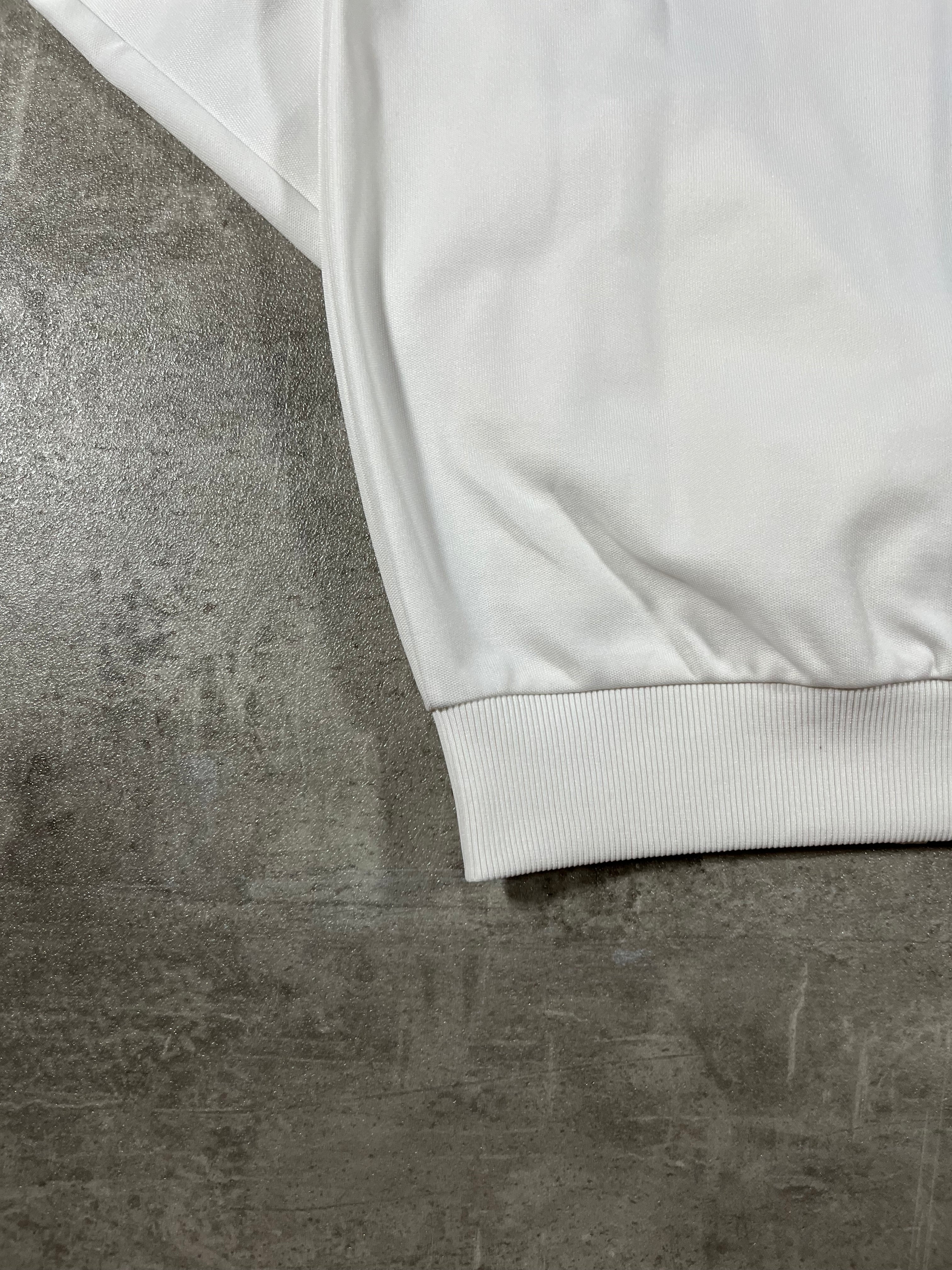 Fred Perry Trainingsjacke Taped Weiß/ Schwarz XS