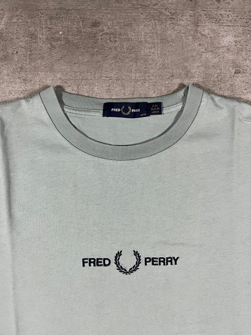 Fred Perry T-shirt Mintgrau S Damen