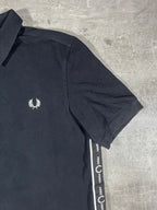 Fred Perry Poloshirt Taped Schwarz L