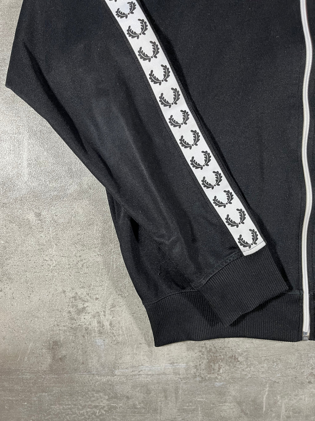Fred Perry Trainingsjacke Schwarz S