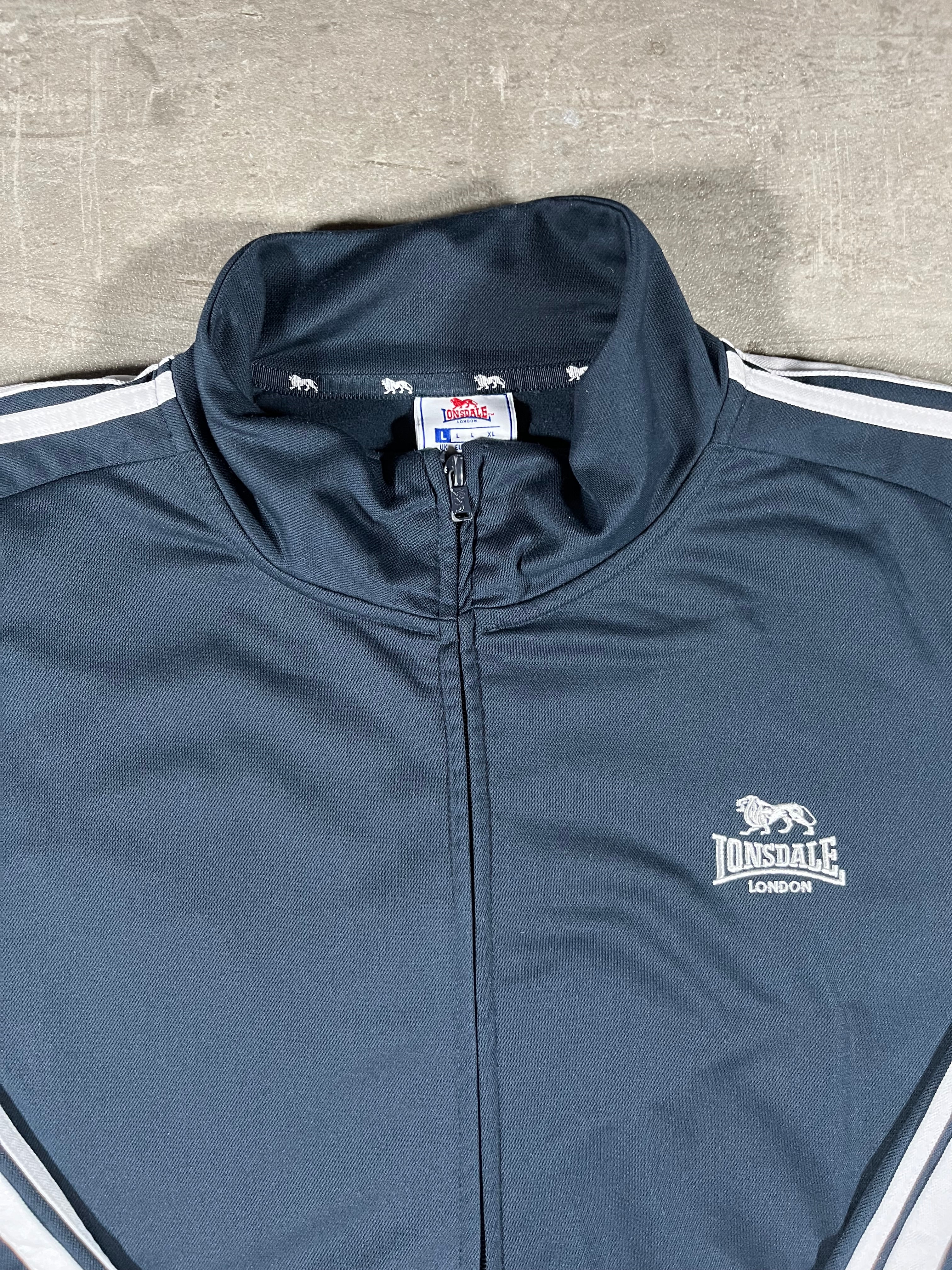 Lonsdale Trainingsjacke Taped Navy L