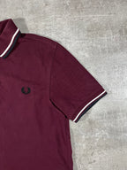 Fred Perry Poloshirt Bordeaux S