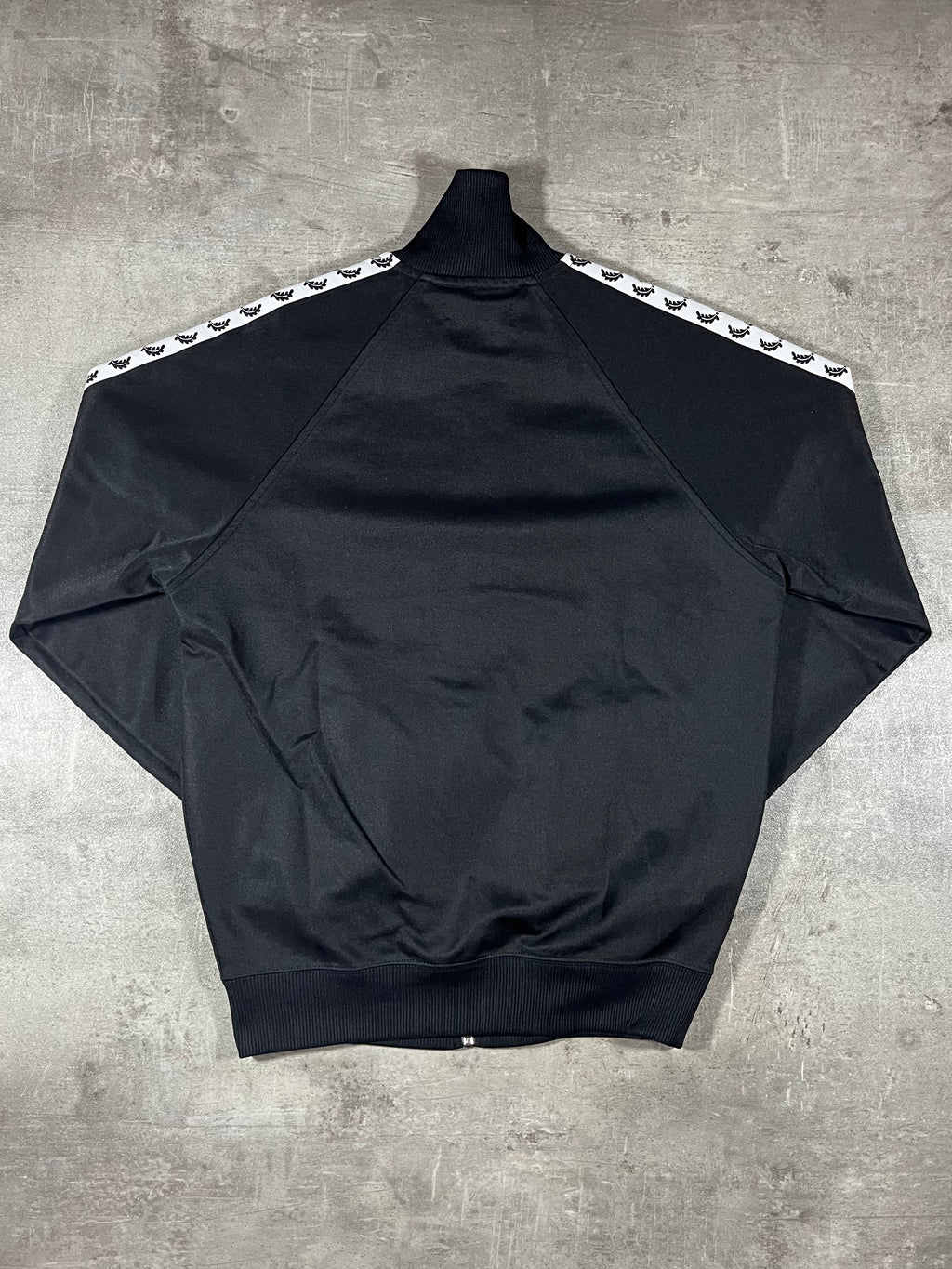 Fred Perry Vintage Trainingsjacke Taped Schwarz XS