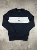 Fred Perry Sweater Schwarz S