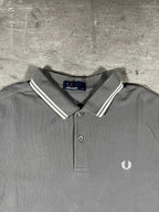 Fred Perry Poloshirt Grau L