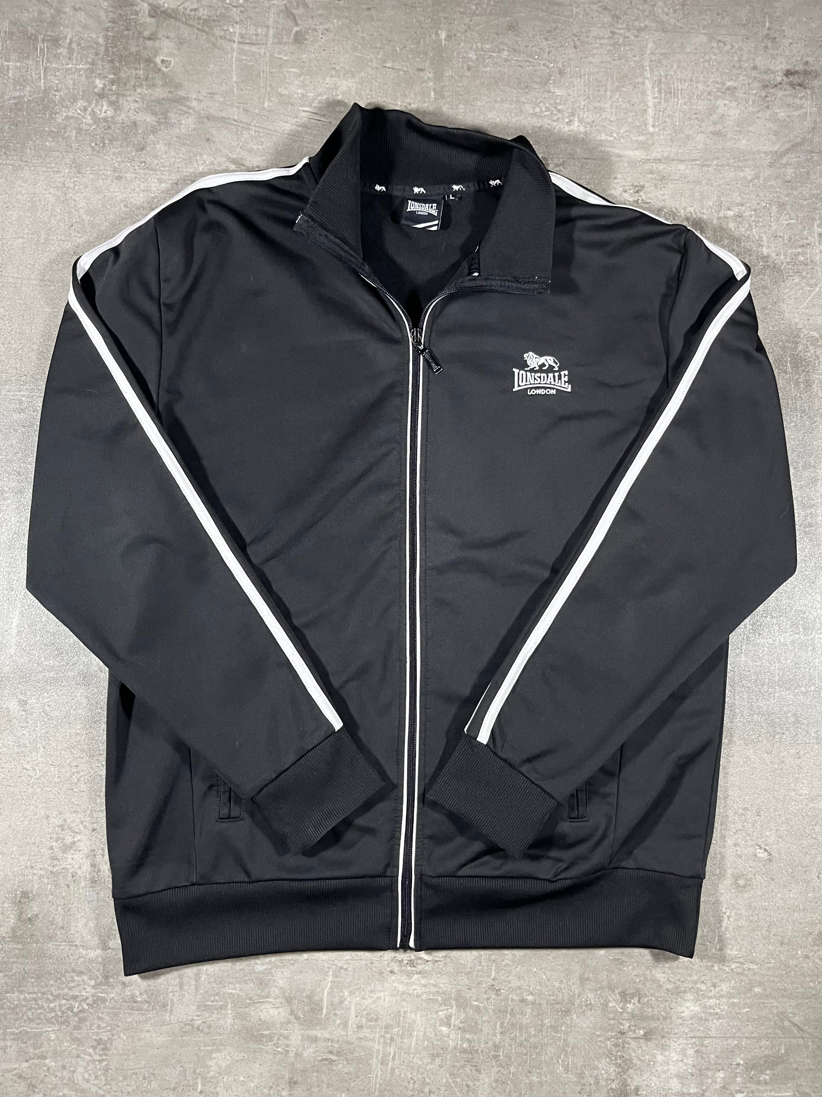 Lonsdale Trainingsjacke Taped Schwarz L