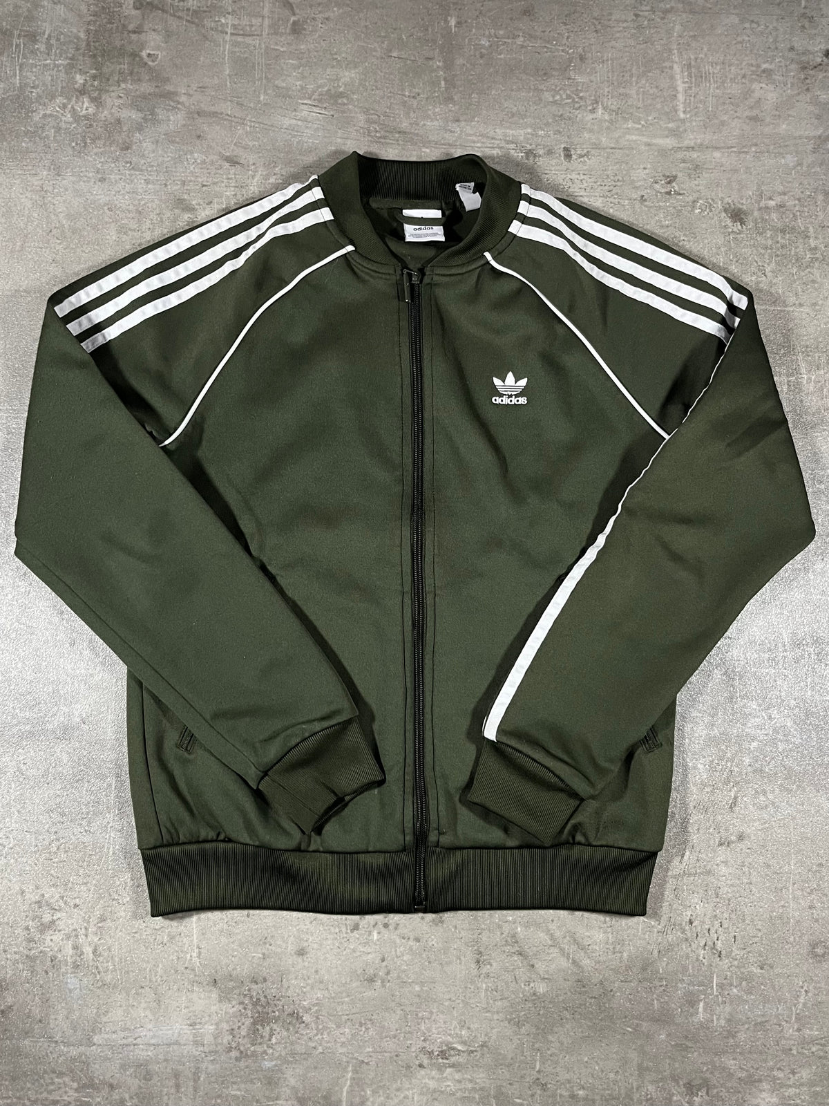 adidas Firebird Trainingsjacke Dunkelgrün S Damen