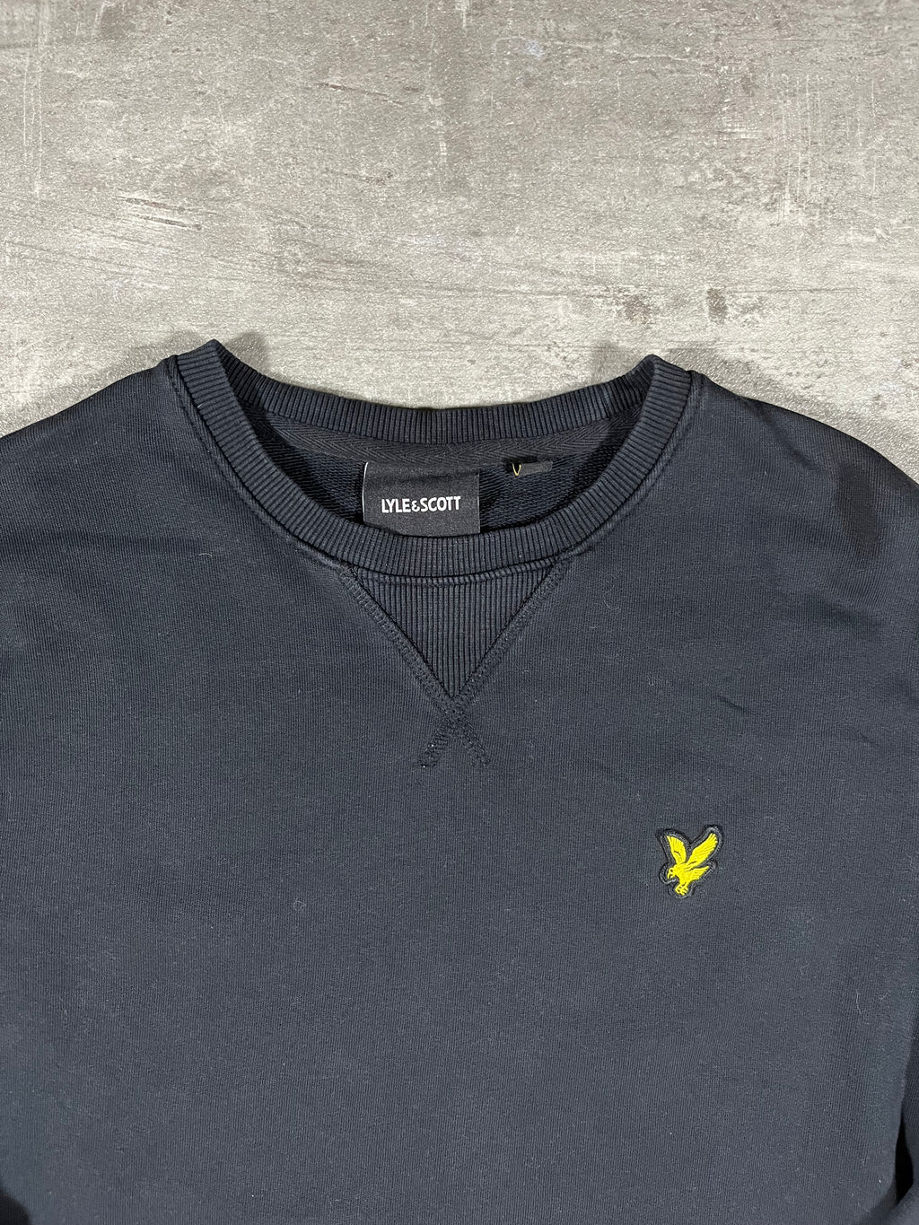 Lyle & Scott Sweater Schwarz S