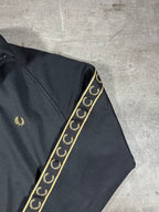 Fred Perry Trainingsjacke Schwarz/ Gold L