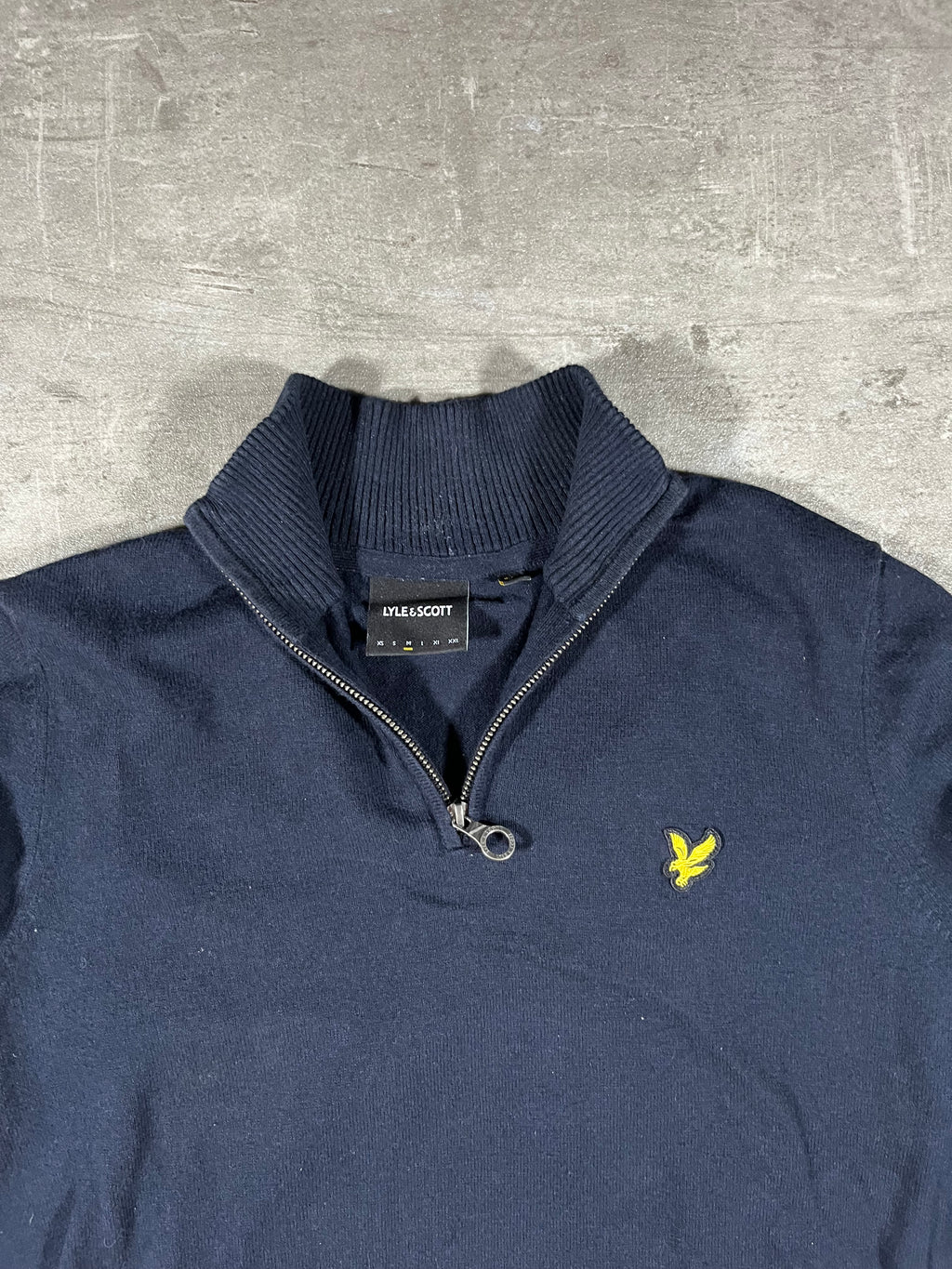 Lyle & Scott Half-Zip Schwarz M