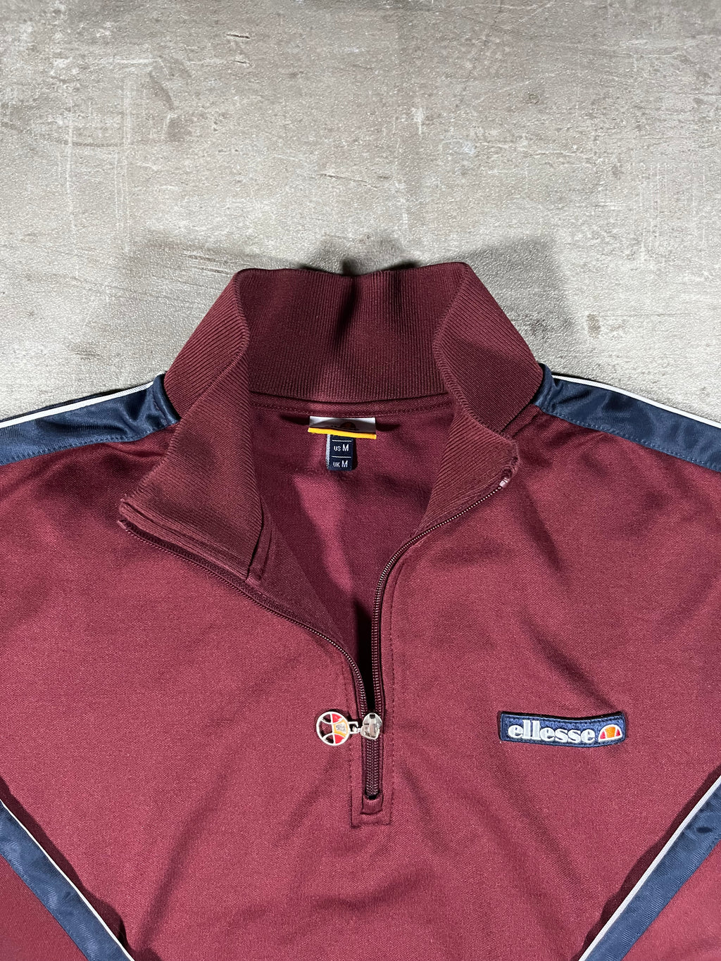 ellesse Half-Zip Bordeaux M