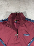 ellesse Half-Zip Bordeaux M