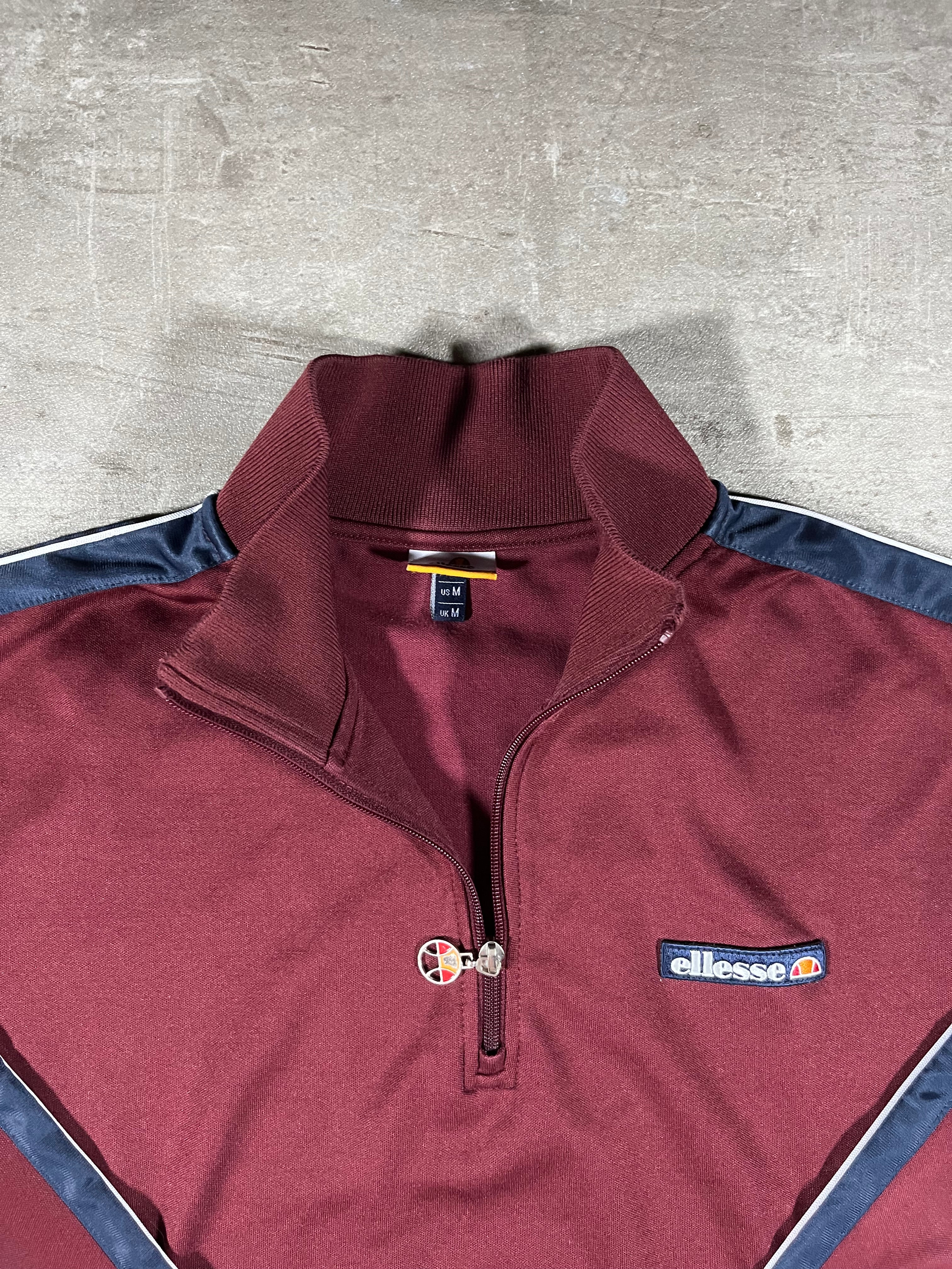 ellesse Half-Zip Bordeaux M