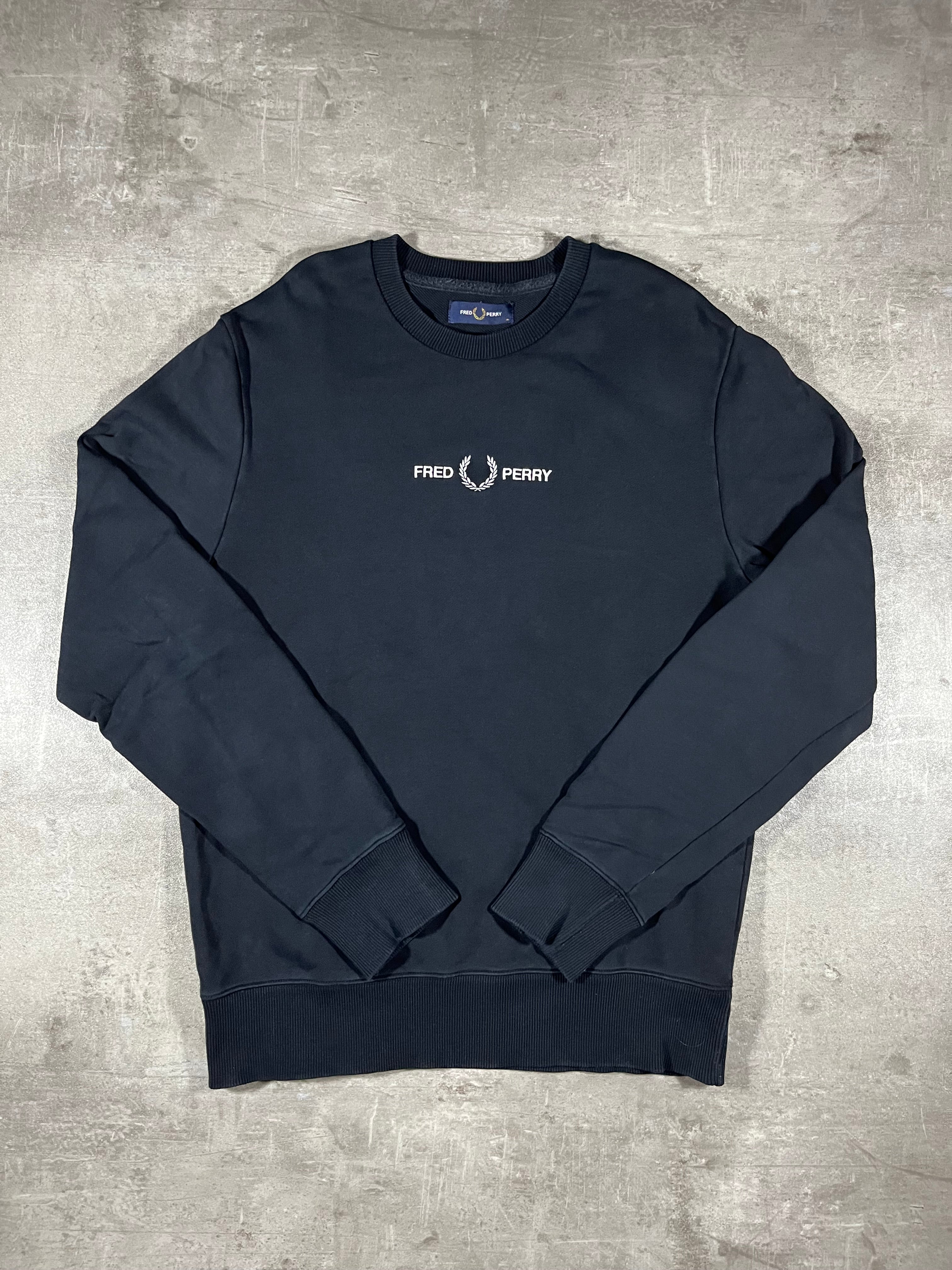 Fred Perry Sweater Schwarz M