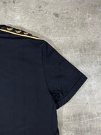 Fred Perry T-shirt Taped Schwarz/ Gold M