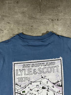 Lyle & Scott T-shirt Ski Scotland Hellblau Oversized M