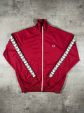 Fred Perry Trainingsjacke Rot M