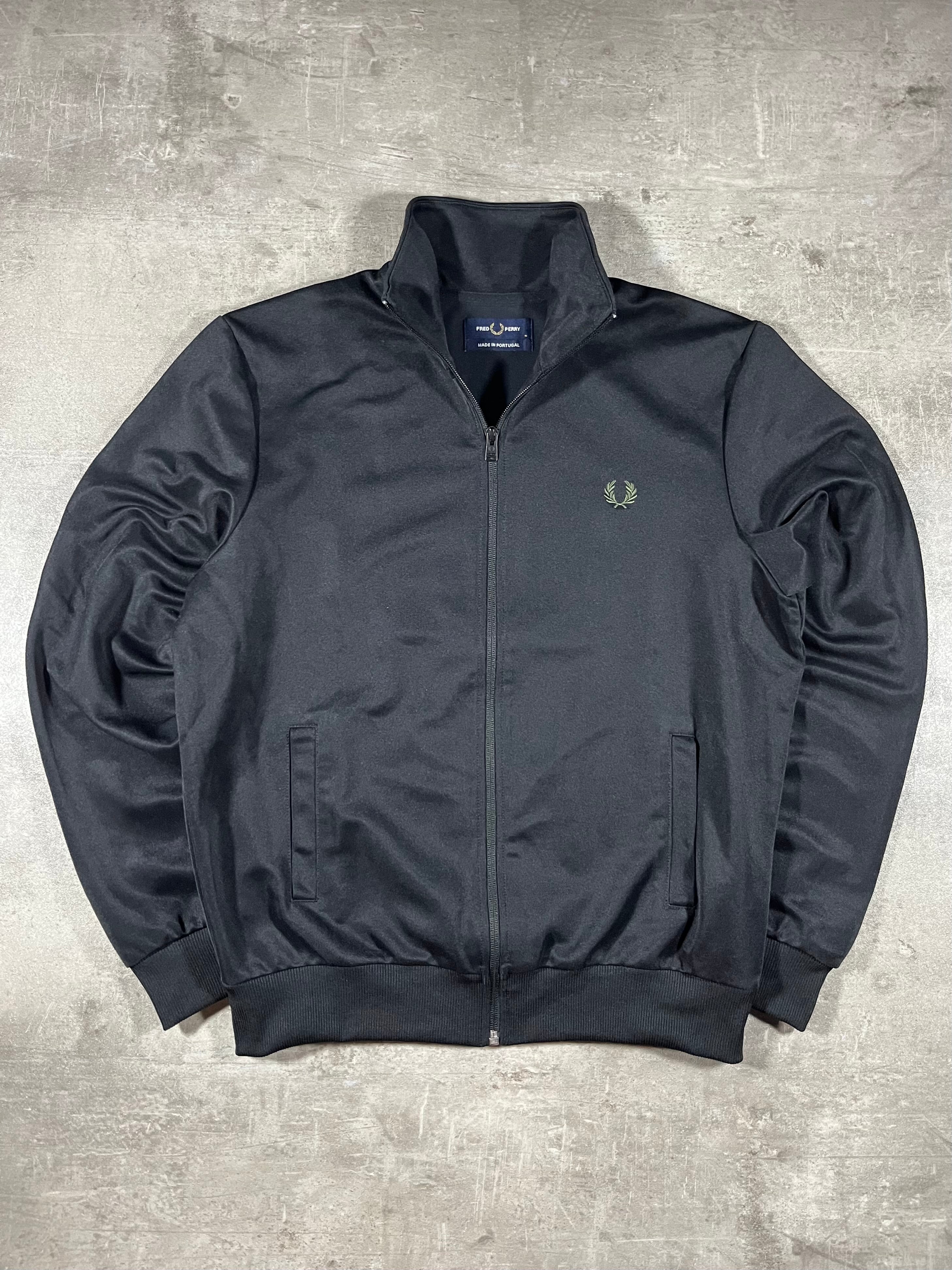 Fred Perry Trainingsjacke Schwarz M
