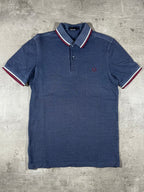 Fred Perry Poloshirt Blau/ Weiß/ Rot S