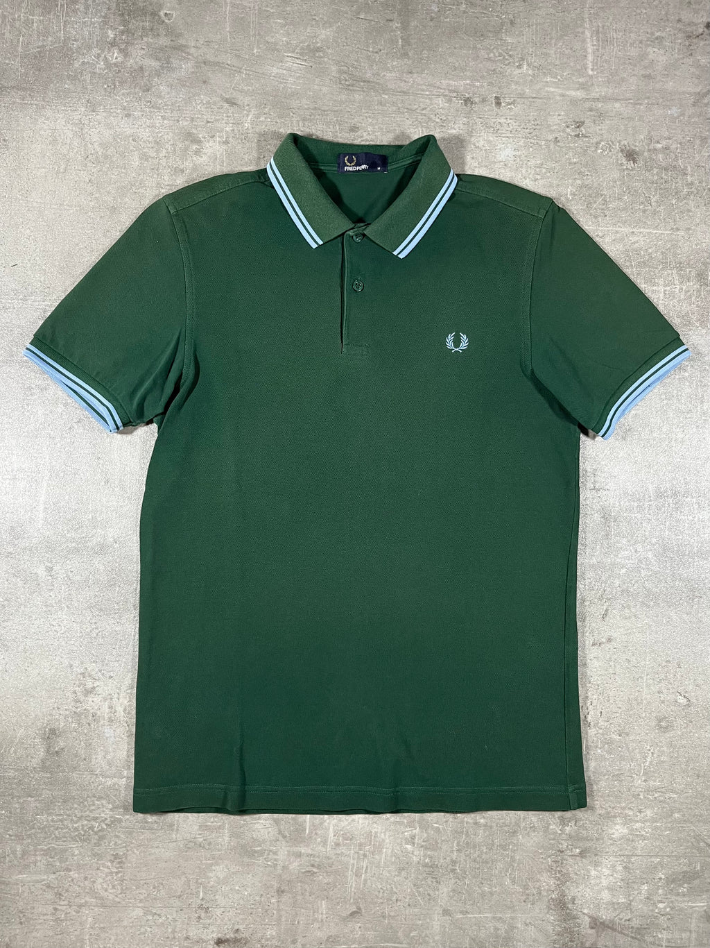 Fred Perry Poloshirt Grün/ Blau M