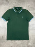 Fred Perry Poloshirt Grün/ Blau M