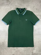 Fred Perry Poloshirt Grün/ Blau M