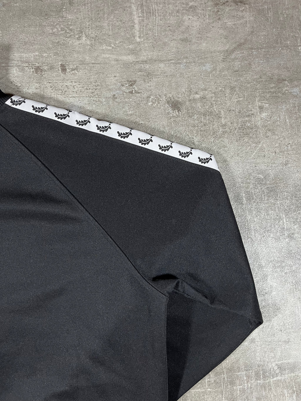Fred Perry Vintage Trainingsjacke Taped Schwarz S