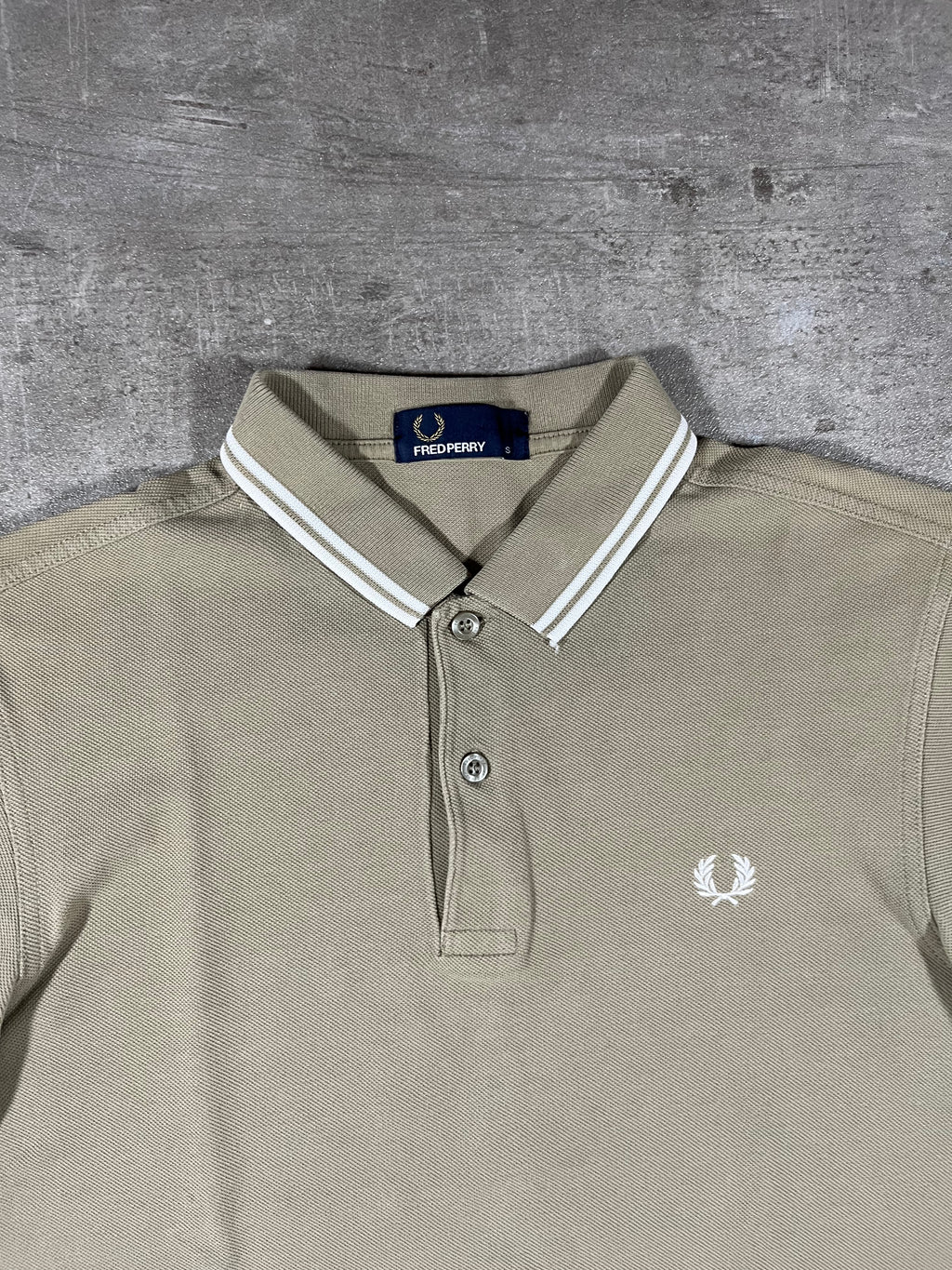 Fred Perry Poloshirt Beige S