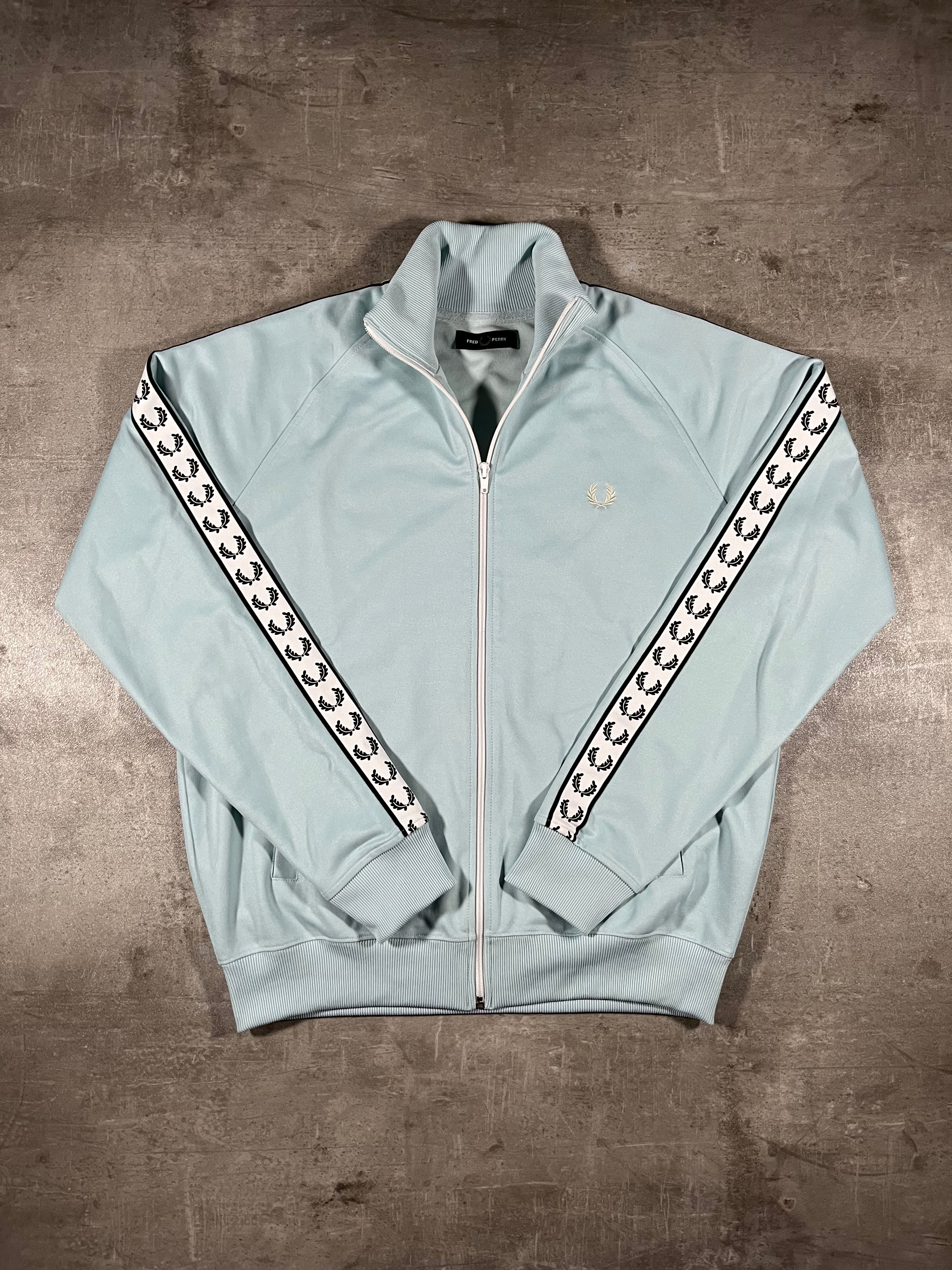 Fred Perry Trainingsjacke Taped Hellblau L