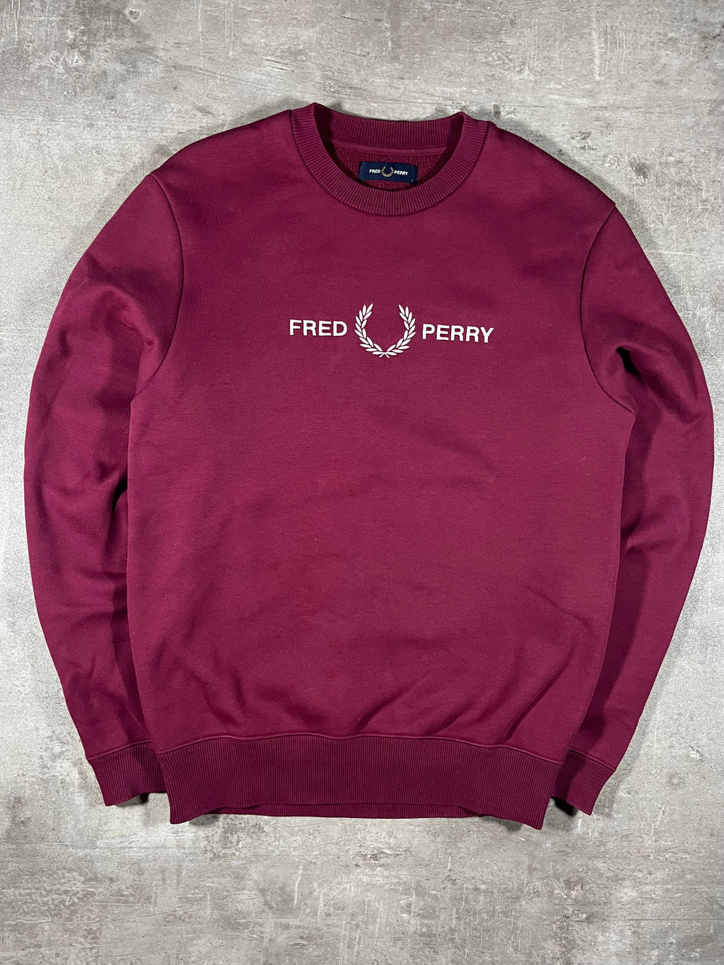 Fred Perry Sweater Bordeaux S