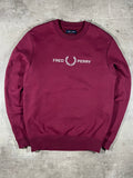 Fred Perry Sweater Bordeaux S